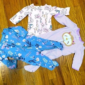 Girl’s Sleep & Play  Pajamas